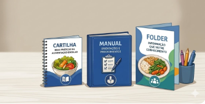 Cartilhas, Receitas, Manuais e Folders